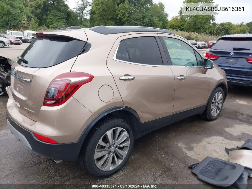 2018 Buick Encore Preferred VIN: KL4CJASB0JB616361 Lot: 40335371