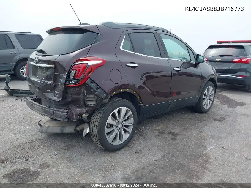 KL4CJASB8JB716773 2018 Buick Encore Preferred