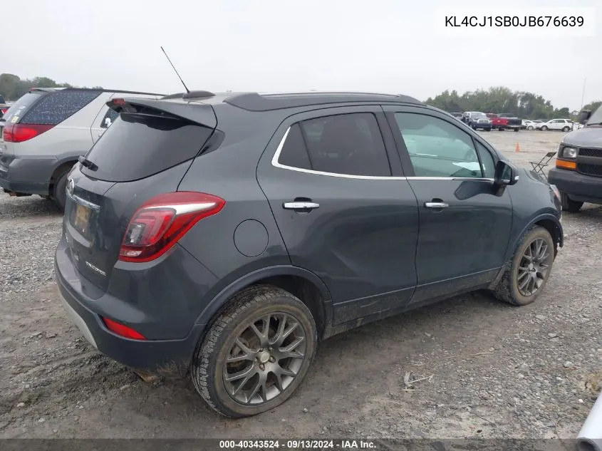 KL4CJ1SB0JB676639 2018 Buick Encore Sport Touring