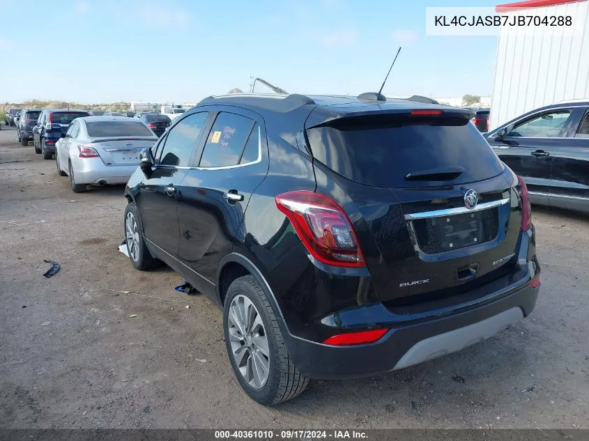 2018 Buick Encore Preferred VIN: KL4CJASB7JB704288 Lot: 40361010