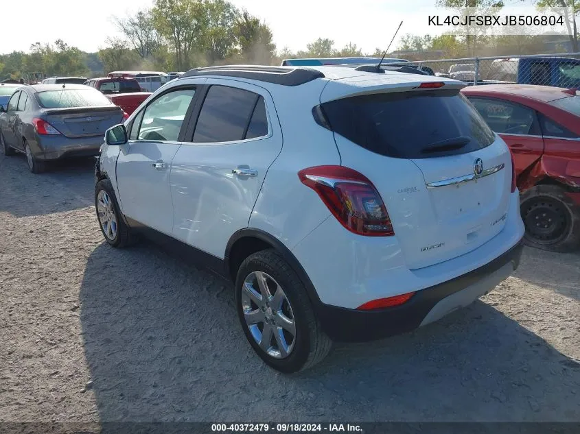 KL4CJFSBXJB506804 2018 Buick Encore Preferred Ii