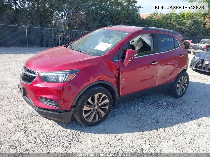 KL4CJASB8JB543823 2018 Buick Encore Preferred