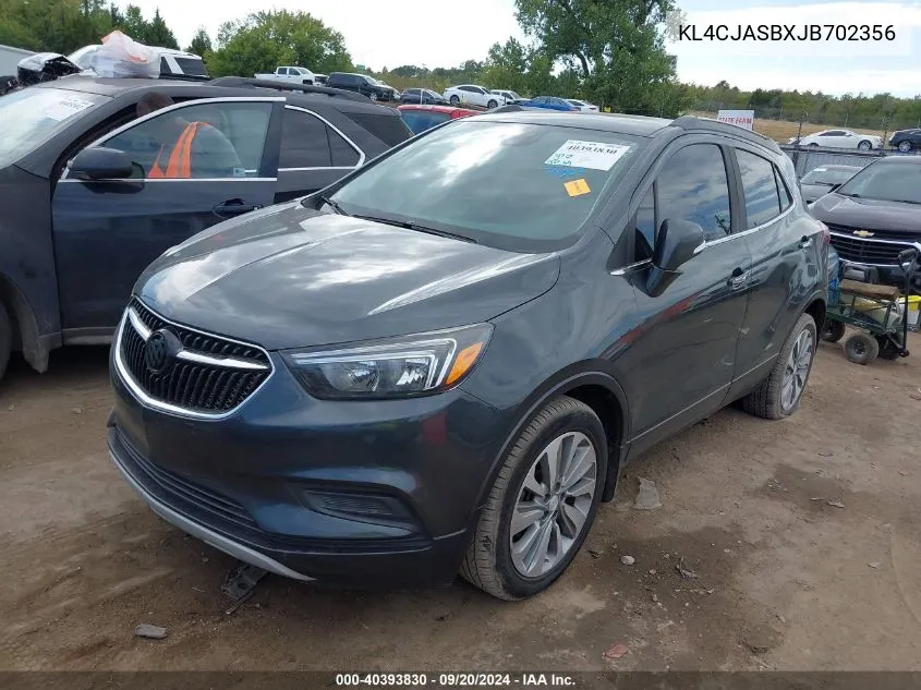 KL4CJASBXJB702356 2018 Buick Encore Preferred