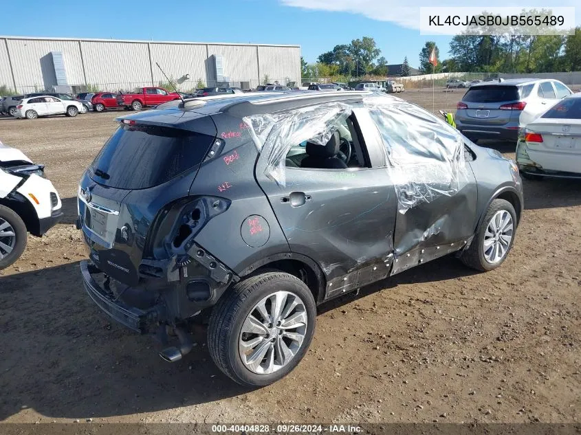 KL4CJASB0JB565489 2018 Buick Encore Preferred