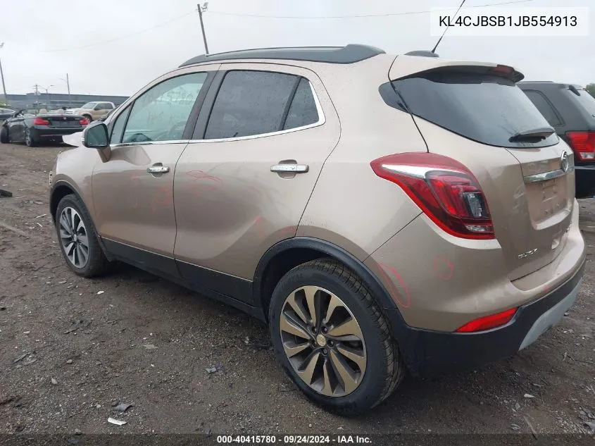 2018 Buick Encore Preferred Ii VIN: KL4CJBSB1JB554913 Lot: 40415780