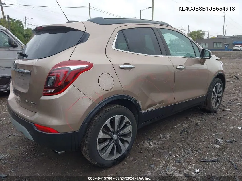 2018 Buick Encore Preferred Ii VIN: KL4CJBSB1JB554913 Lot: 40415780