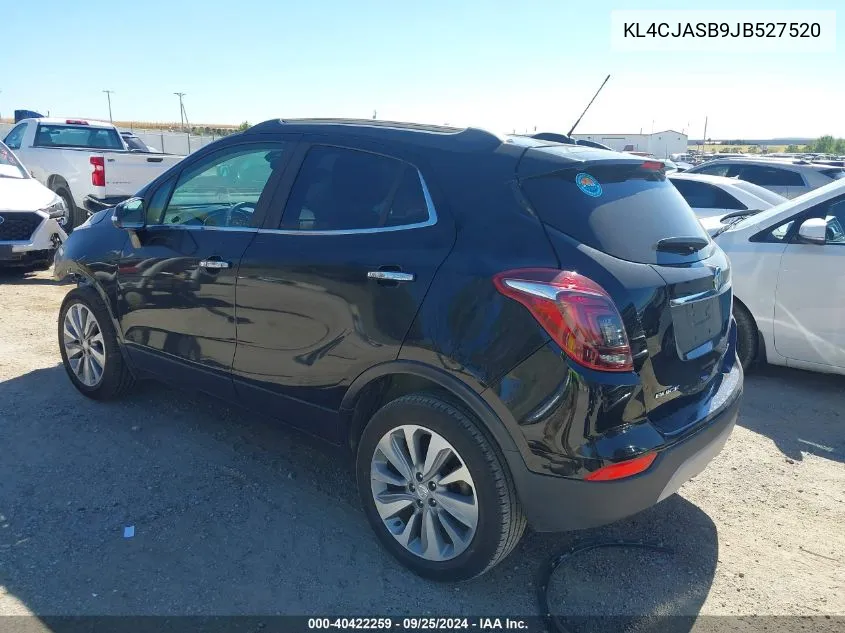 2018 Buick Encore Preferred VIN: KL4CJASB9JB527520 Lot: 40422259