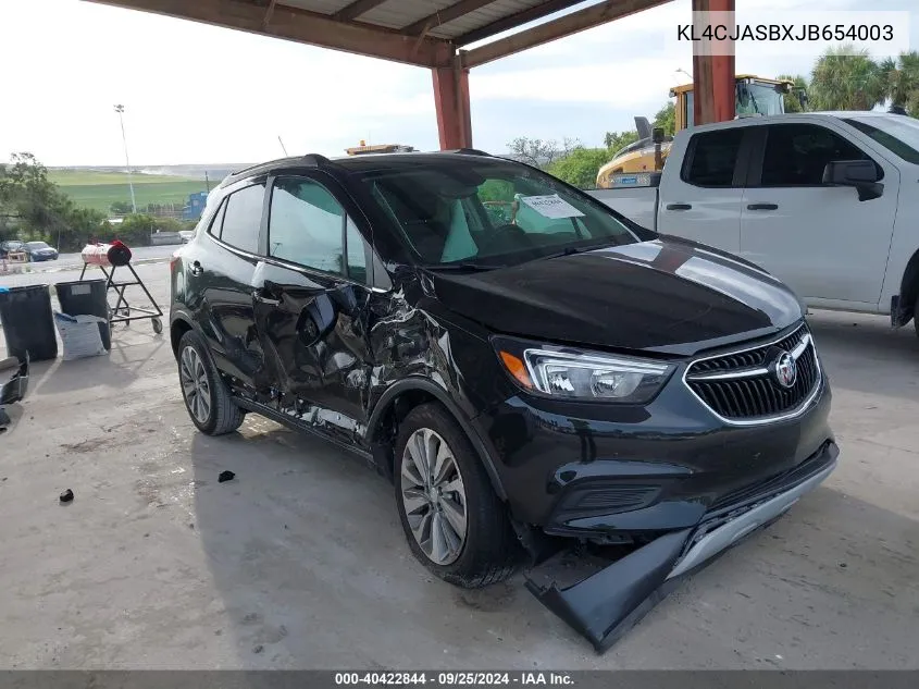 KL4CJASBXJB654003 2018 Buick Encore Preferred