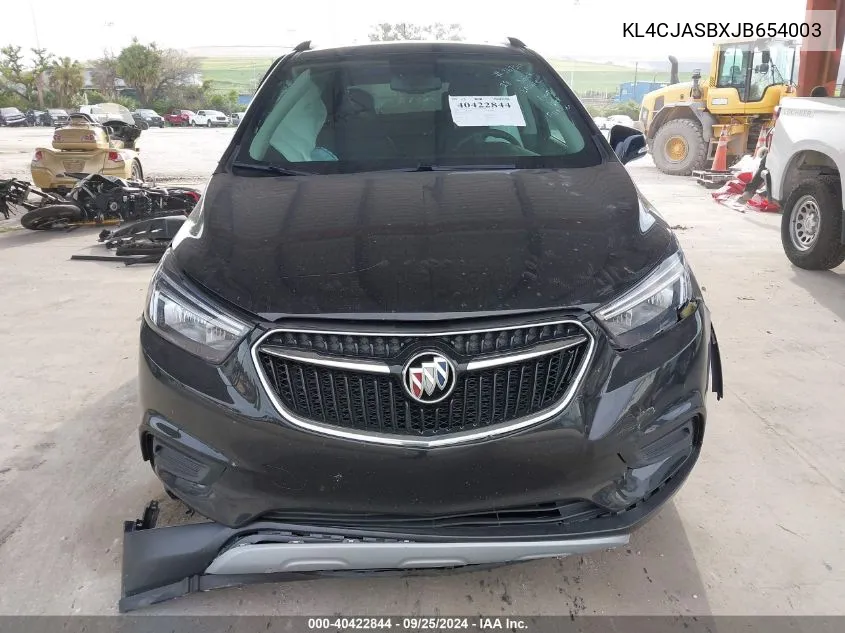 2018 Buick Encore Preferred VIN: KL4CJASBXJB654003 Lot: 40422844