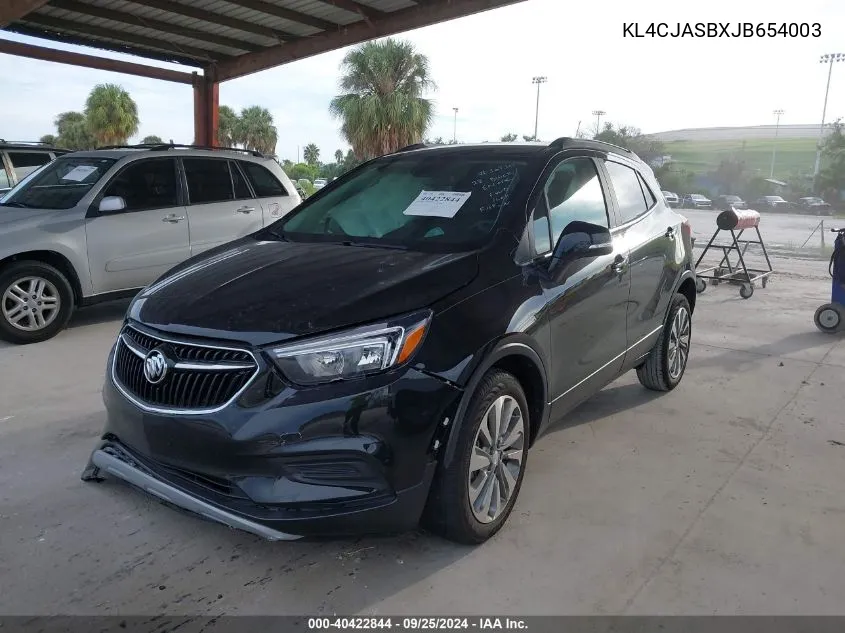 KL4CJASBXJB654003 2018 Buick Encore Preferred