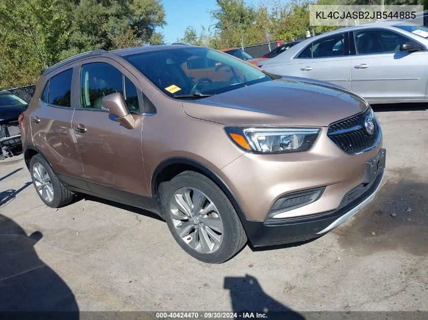 2018 Buick Encore Preferred VIN: KL4CJASB2JB544885 Lot: 40424470