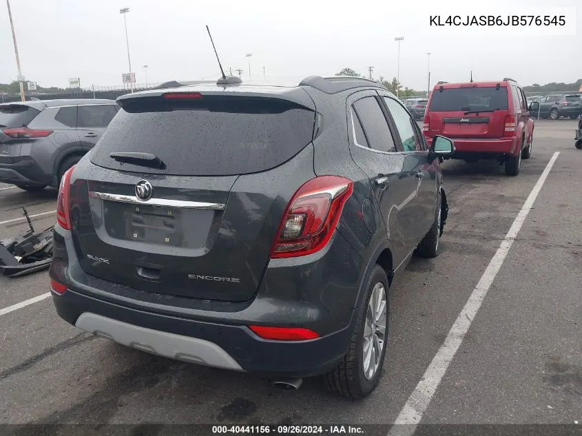 KL4CJASB6JB576545 2018 Buick Encore Preferred