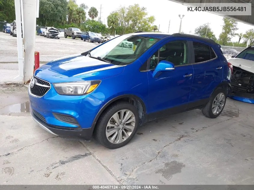 KL4CJASB5JB556481 2018 Buick Encore Preferred