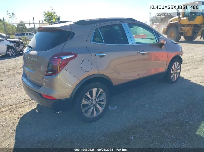 KL4CJASBXJB511486 2018 Buick Encore Preferred