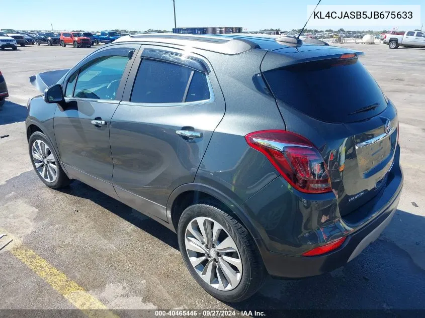 2018 Buick Encore Preferred VIN: KL4CJASB5JB675633 Lot: 40465446