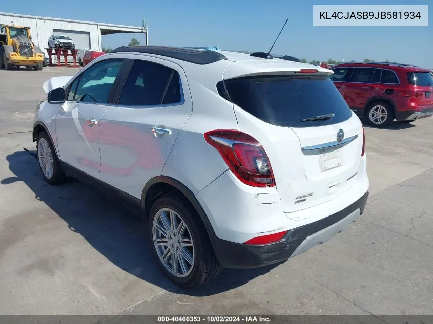 KL4CJASB9JB581934 2018 Buick Encore Preferred