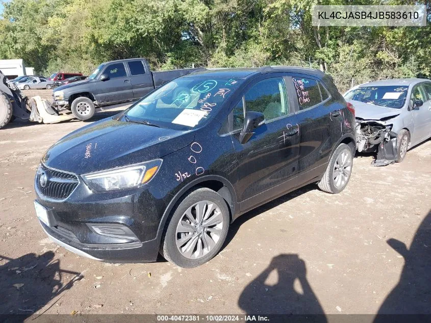 KL4CJASB4JB583610 2018 Buick Encore Preferred