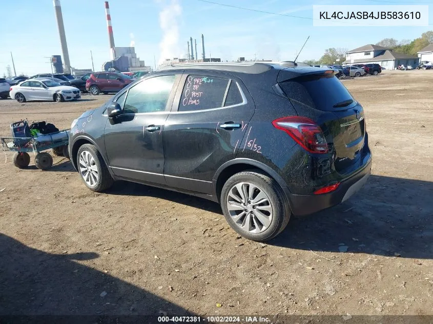 KL4CJASB4JB583610 2018 Buick Encore Preferred