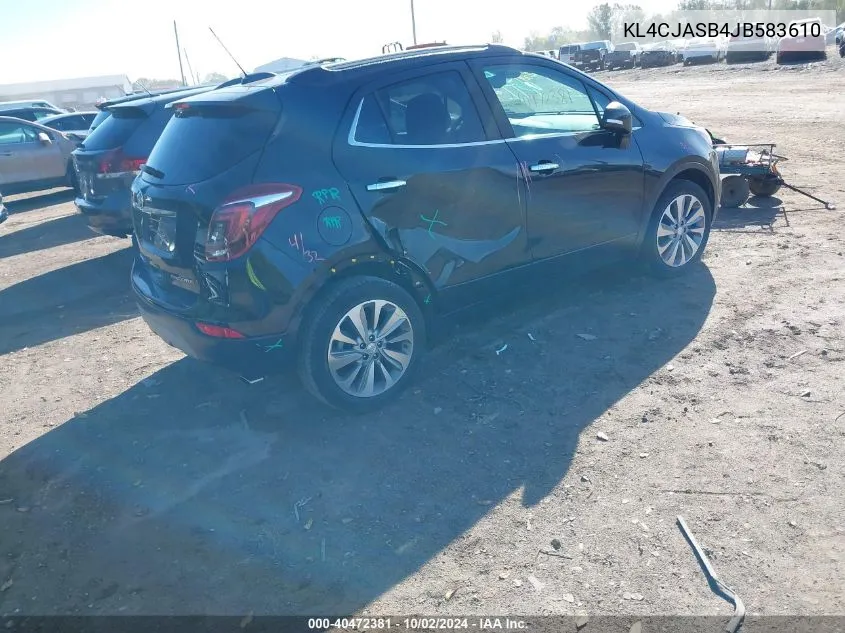 KL4CJASB4JB583610 2018 Buick Encore Preferred