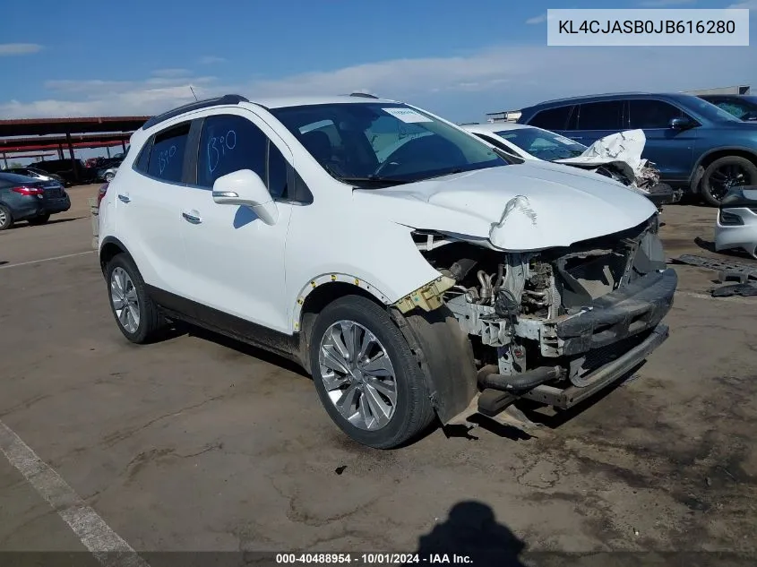 2018 Buick Encore Preferred VIN: KL4CJASB0JB616280 Lot: 40488954