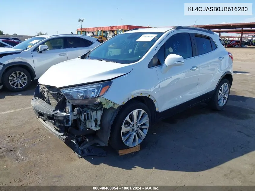 KL4CJASB0JB616280 2018 Buick Encore Preferred