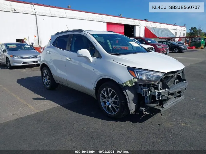 KL4CJ1SB3JB560707 2018 Buick Encore Sport Touring