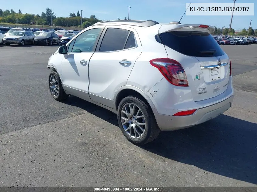 KL4CJ1SB3JB560707 2018 Buick Encore Sport Touring