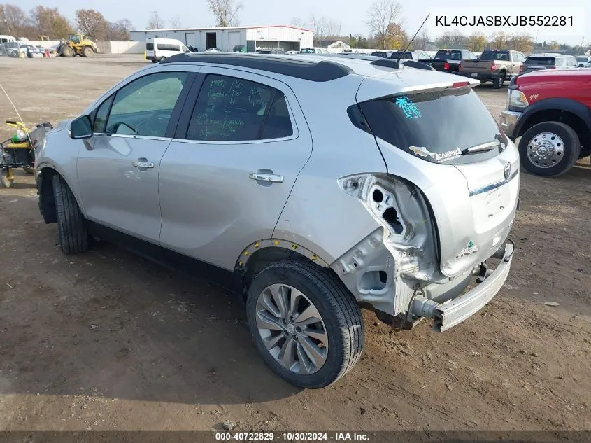 KL4CJASBXJB552281 2018 Buick Encore Preferred