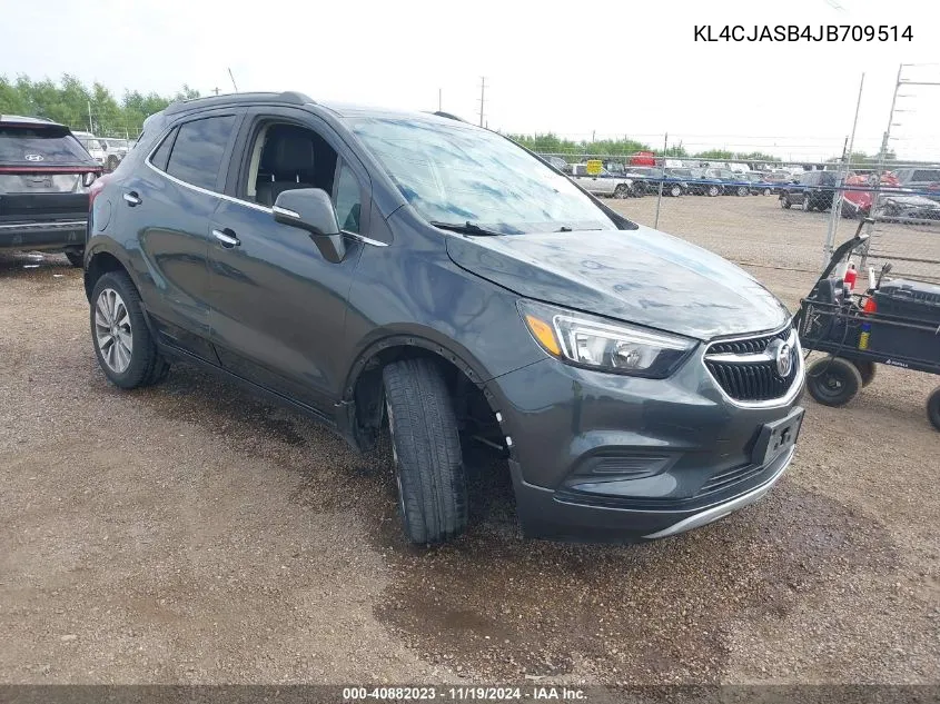 2018 Buick Encore Preferred VIN: KL4CJASB4JB709514 Lot: 40882023