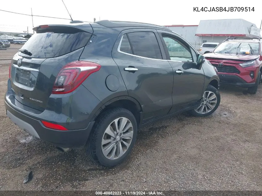 2018 Buick Encore Preferred VIN: KL4CJASB4JB709514 Lot: 40882023