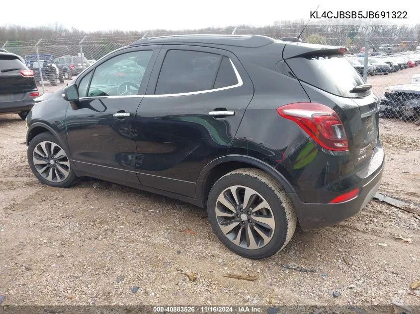 2018 Buick Encore Preferred Ii VIN: KL4CJBSB5JB691322 Lot: 40883526