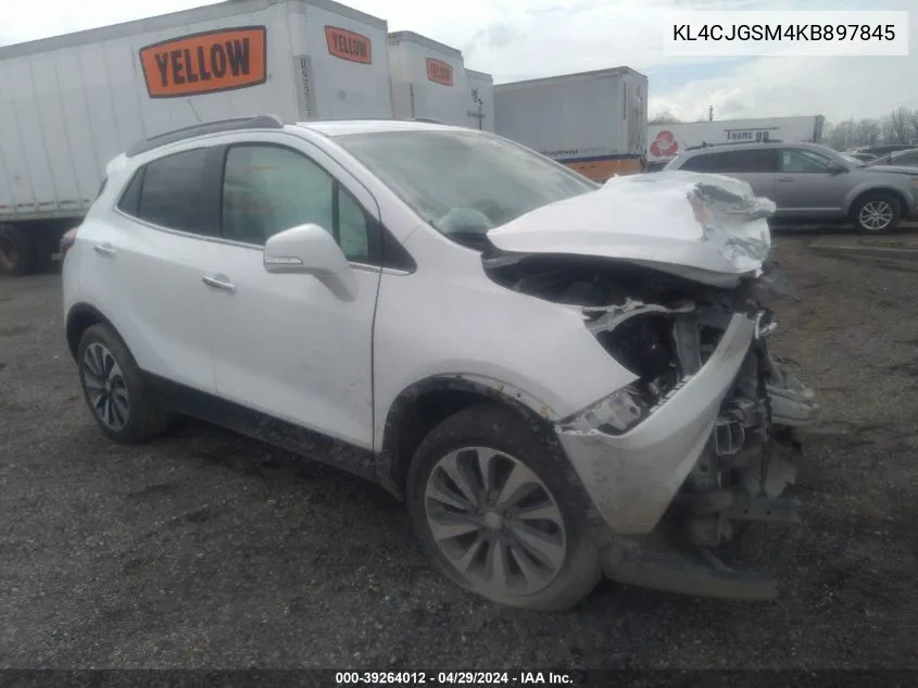 KL4CJGSM4KB897845 2019 Buick Encore Awd Essence