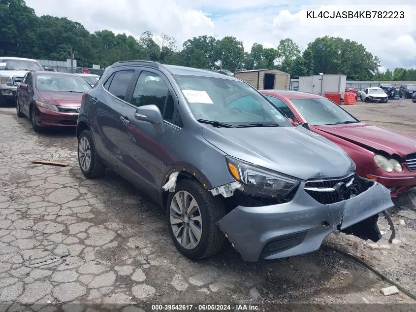 2019 Buick Encore Fwd Preferred VIN: KL4CJASB4KB782223 Lot: 39542617