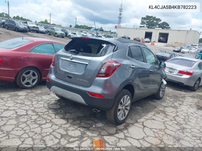 KL4CJASB4KB782223 2019 Buick Encore Fwd Preferred