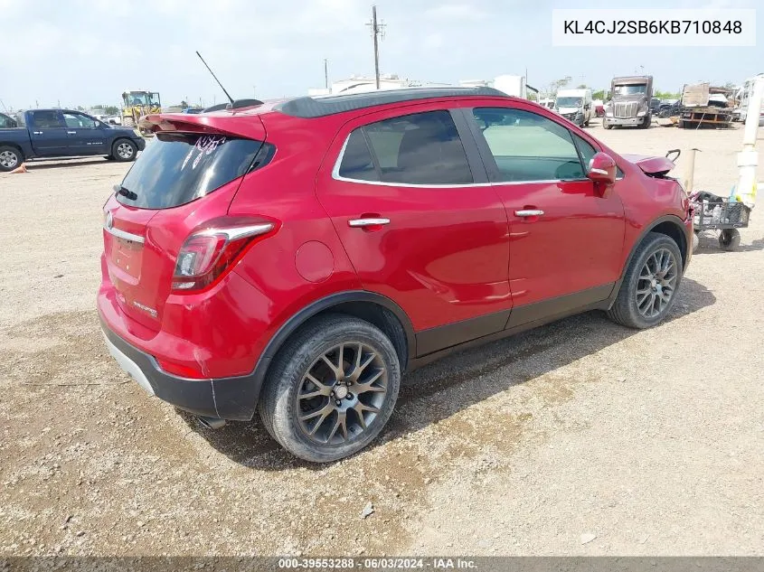 KL4CJ2SB6KB710848 2019 Buick Encore Awd Sport Touring