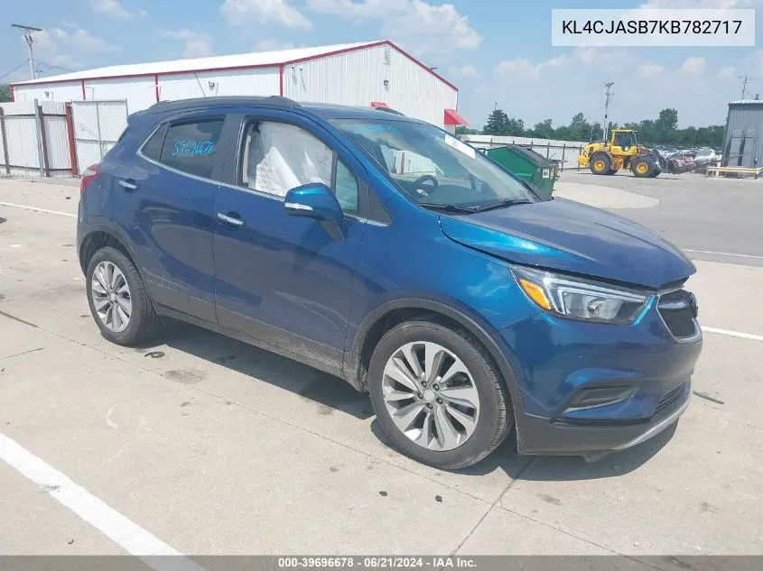 KL4CJASB7KB782717 2019 Buick Encore Fwd Preferred