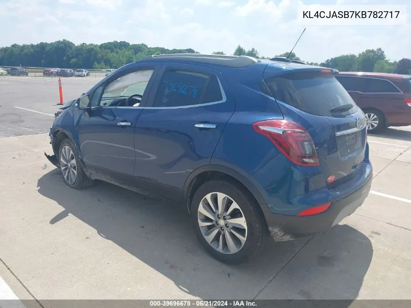 2019 Buick Encore Fwd Preferred VIN: KL4CJASB7KB782717 Lot: 39696678