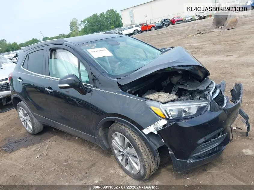 KL4CJASB0KB921330 2019 Buick Encore Fwd Preferred