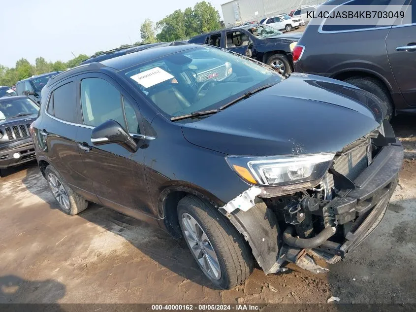 KL4CJASB4KB703049 2019 Buick Encore Fwd Preferred