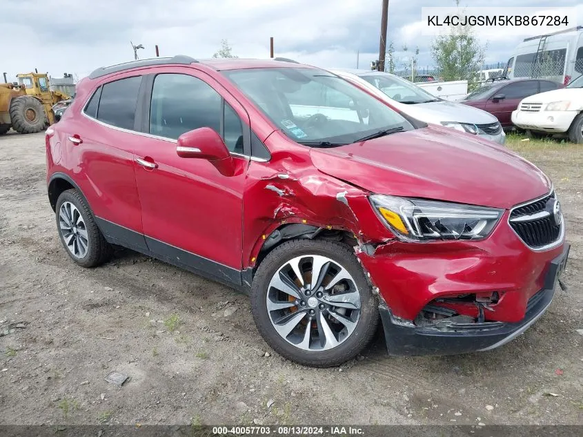 2019 Buick Encore Awd Essence VIN: KL4CJGSM5KB867284 Lot: 40057703