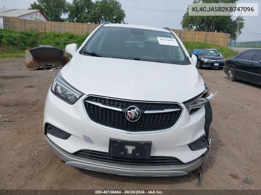 KL4CJASB2KB747096 2019 Buick Encore Preferred