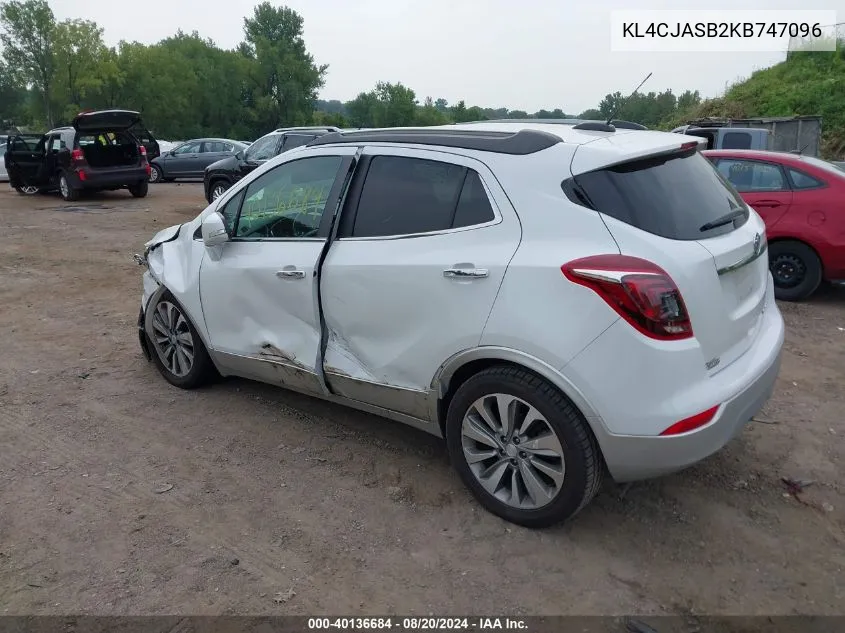 KL4CJASB2KB747096 2019 Buick Encore Preferred