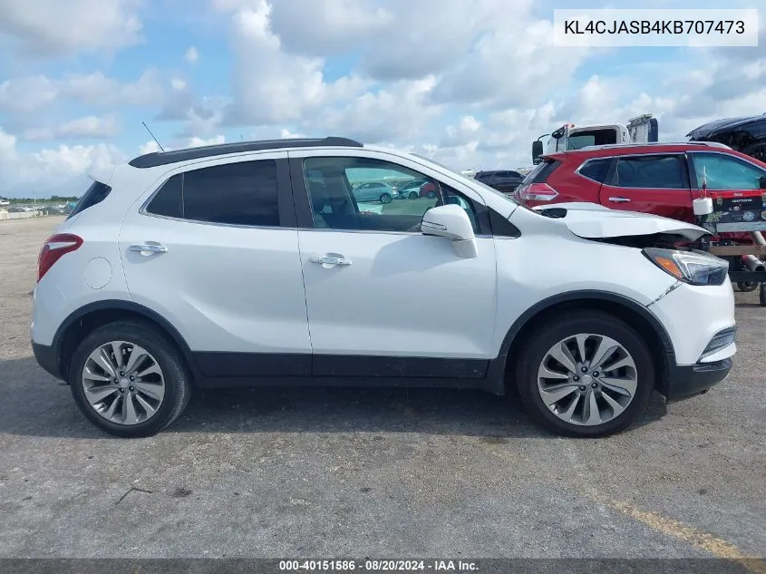 KL4CJASB4KB707473 2019 Buick Encore Preferred