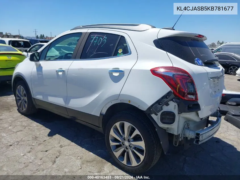 KL4CJASB5KB781677 2019 Buick Encore Preferred