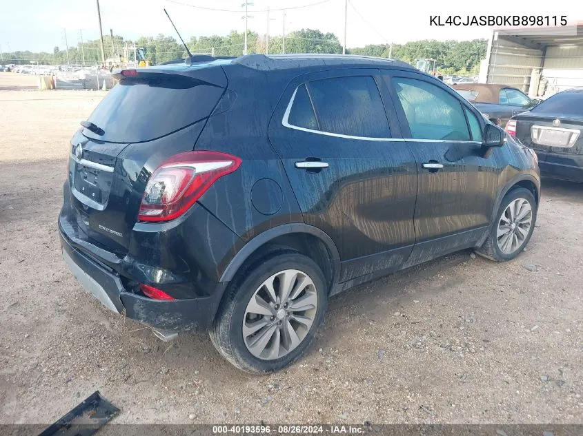 KL4CJASB0KB898115 2019 Buick Encore Fwd Preferred