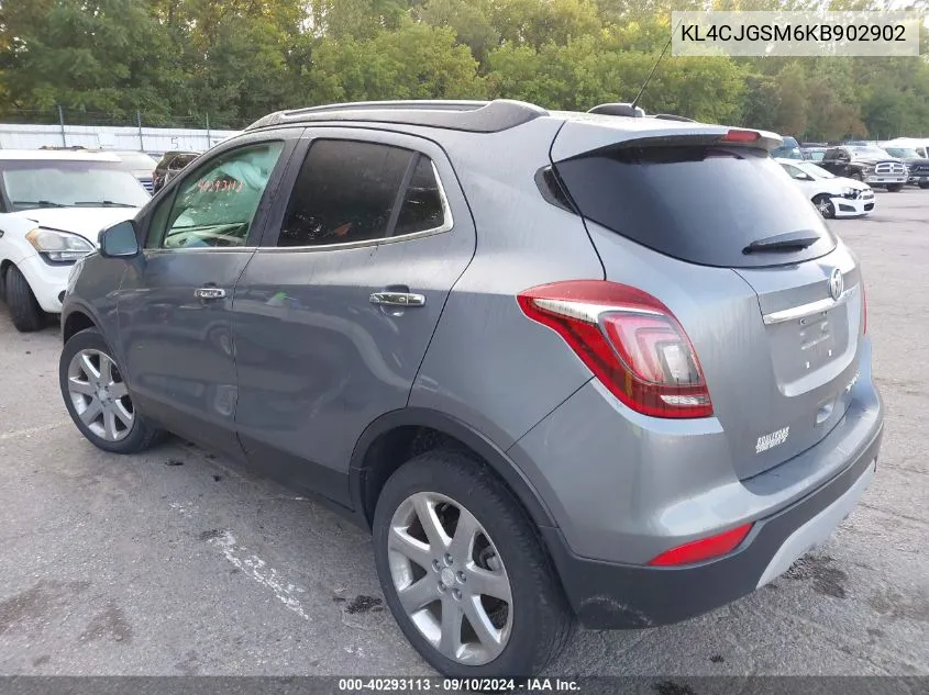 2019 Buick Encore Essence VIN: KL4CJGSM6KB902902 Lot: 40293113