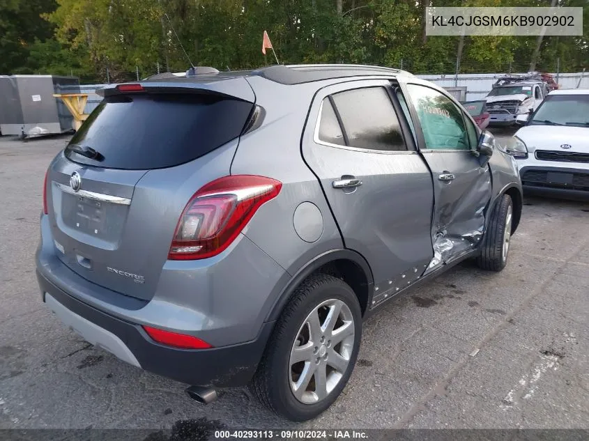 KL4CJGSM6KB902902 2019 Buick Encore Essence