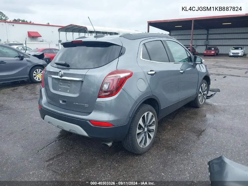 KL4CJGSM1KB887824 2019 Buick Encore Essence