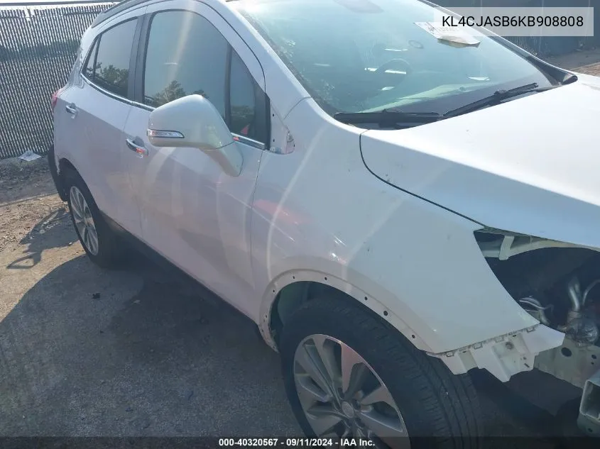 KL4CJASB6KB908808 2019 Buick Encore Preferred