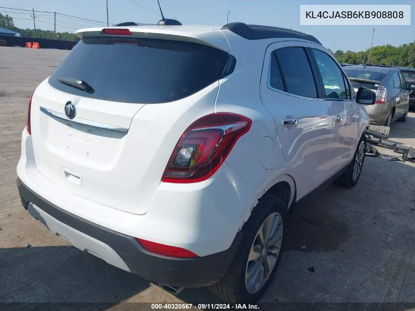 KL4CJASB6KB908808 2019 Buick Encore Preferred